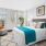 Renovated Bedroom with Plank Flooring